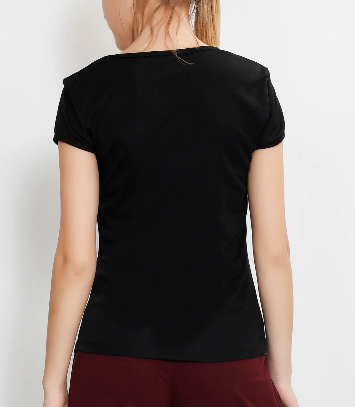 Black & Pink Oblique T-Shirt