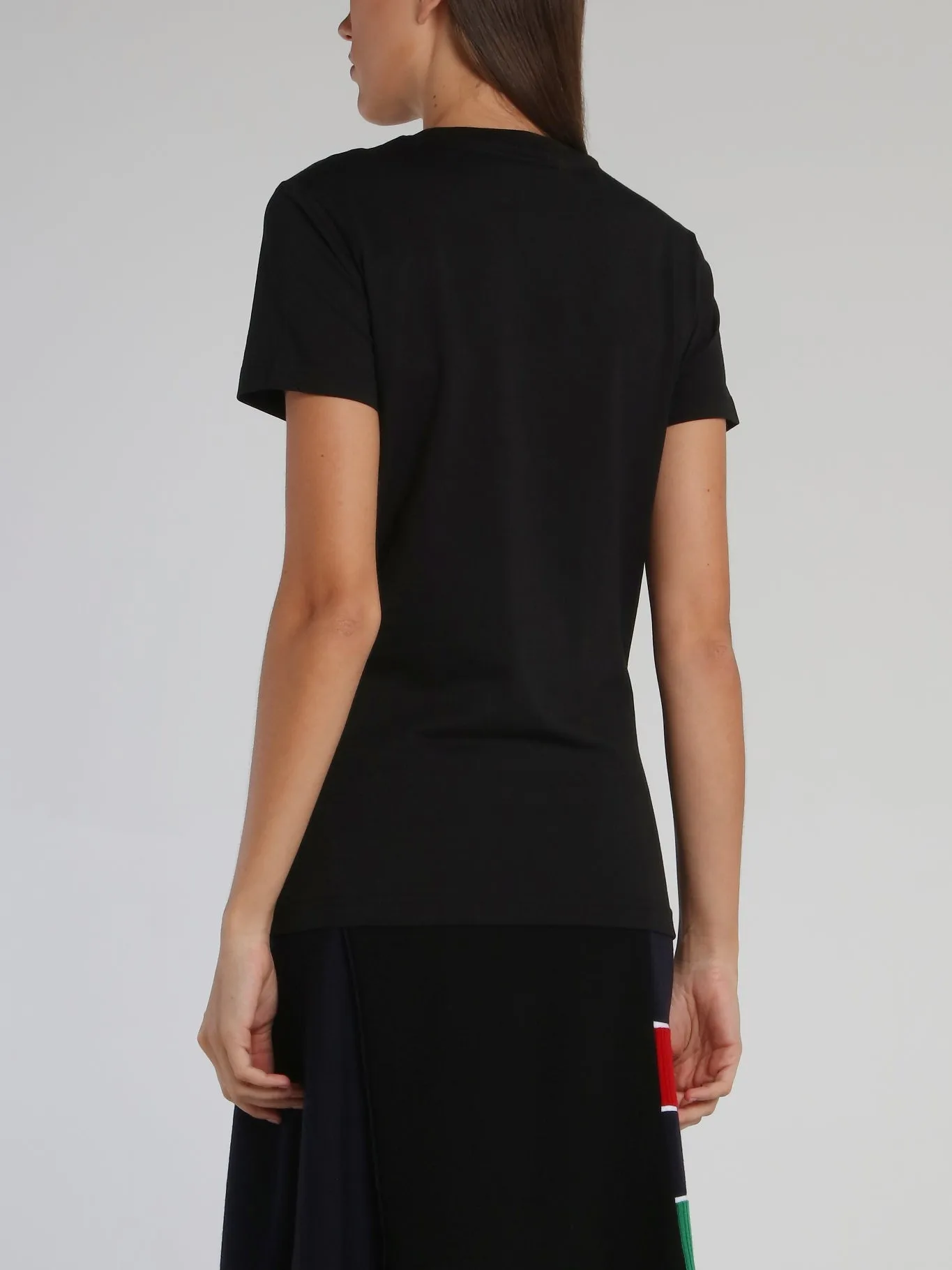 Black Embroidered Classic Logo T-Shirt