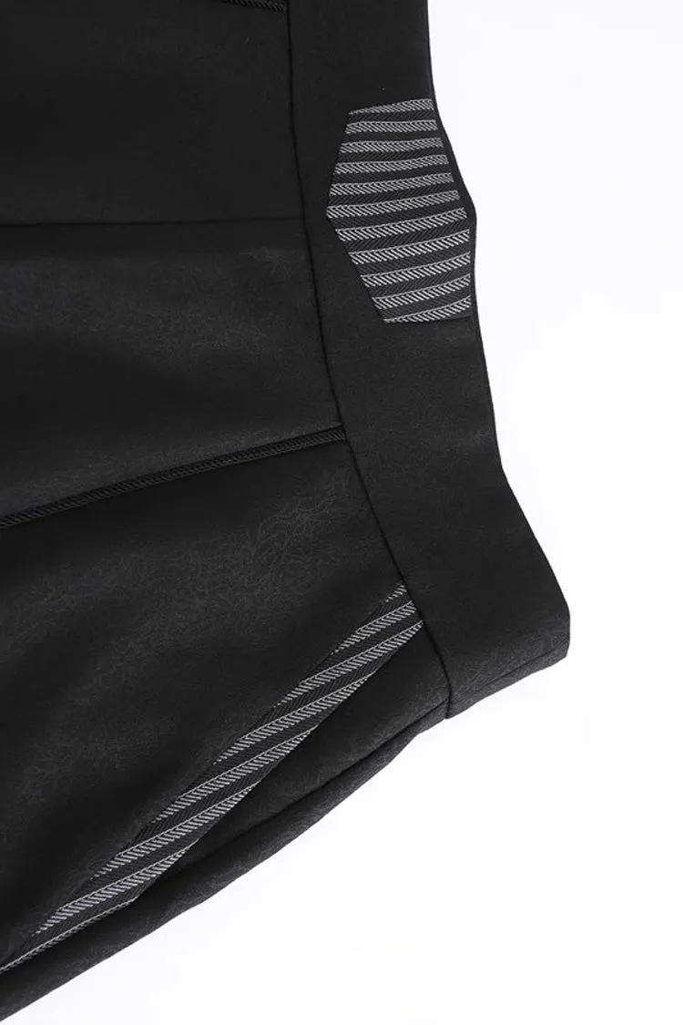 Black Eternal Dawn Retro Elegant Handsome Neutral Prince Gothic Ouji Shorts