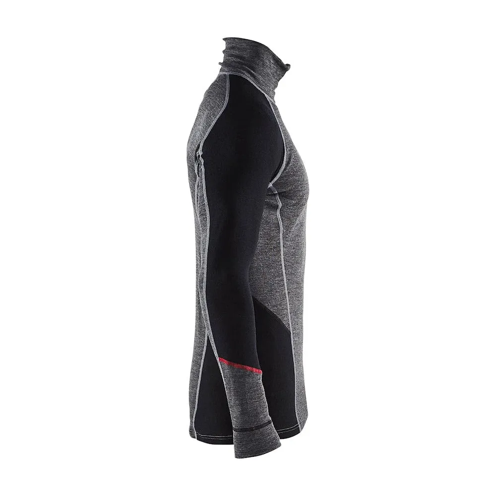 Blaklader Underwear Zip-Neck Top Xwarm, 100% Merino 4699