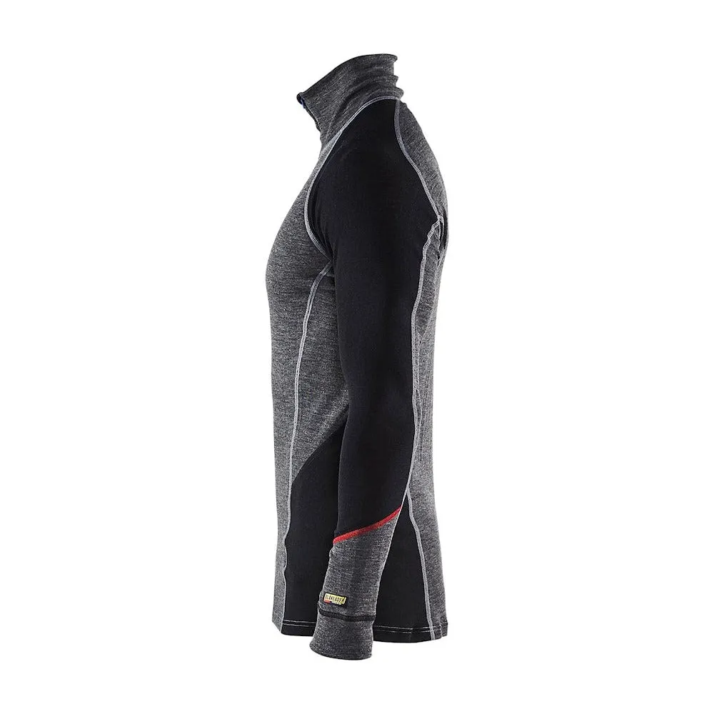 Blaklader Underwear Zip-Neck Top Xwarm, 100% Merino 4699