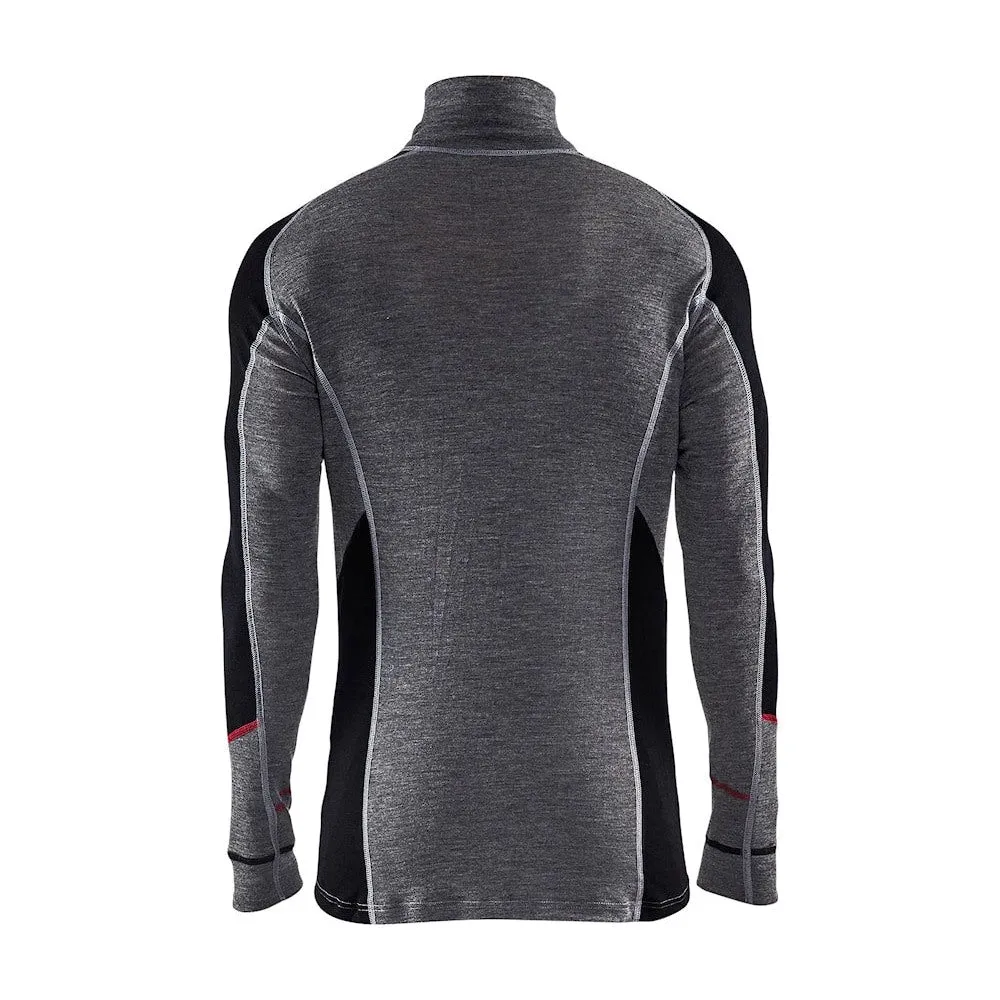 Blaklader Underwear Zip-Neck Top Xwarm, 100% Merino 4699