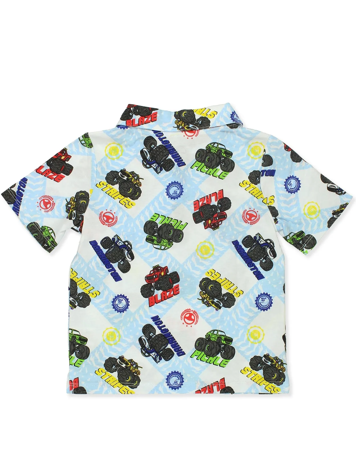 Blaze and the Monster Machines Collared Short Sleeve Polo T-Shirt