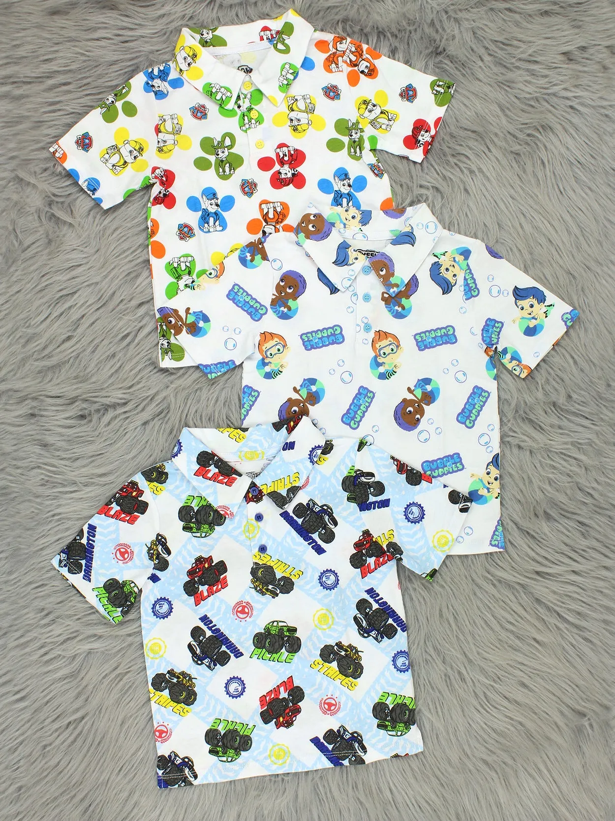 Blaze and the Monster Machines Collared Short Sleeve Polo T-Shirt