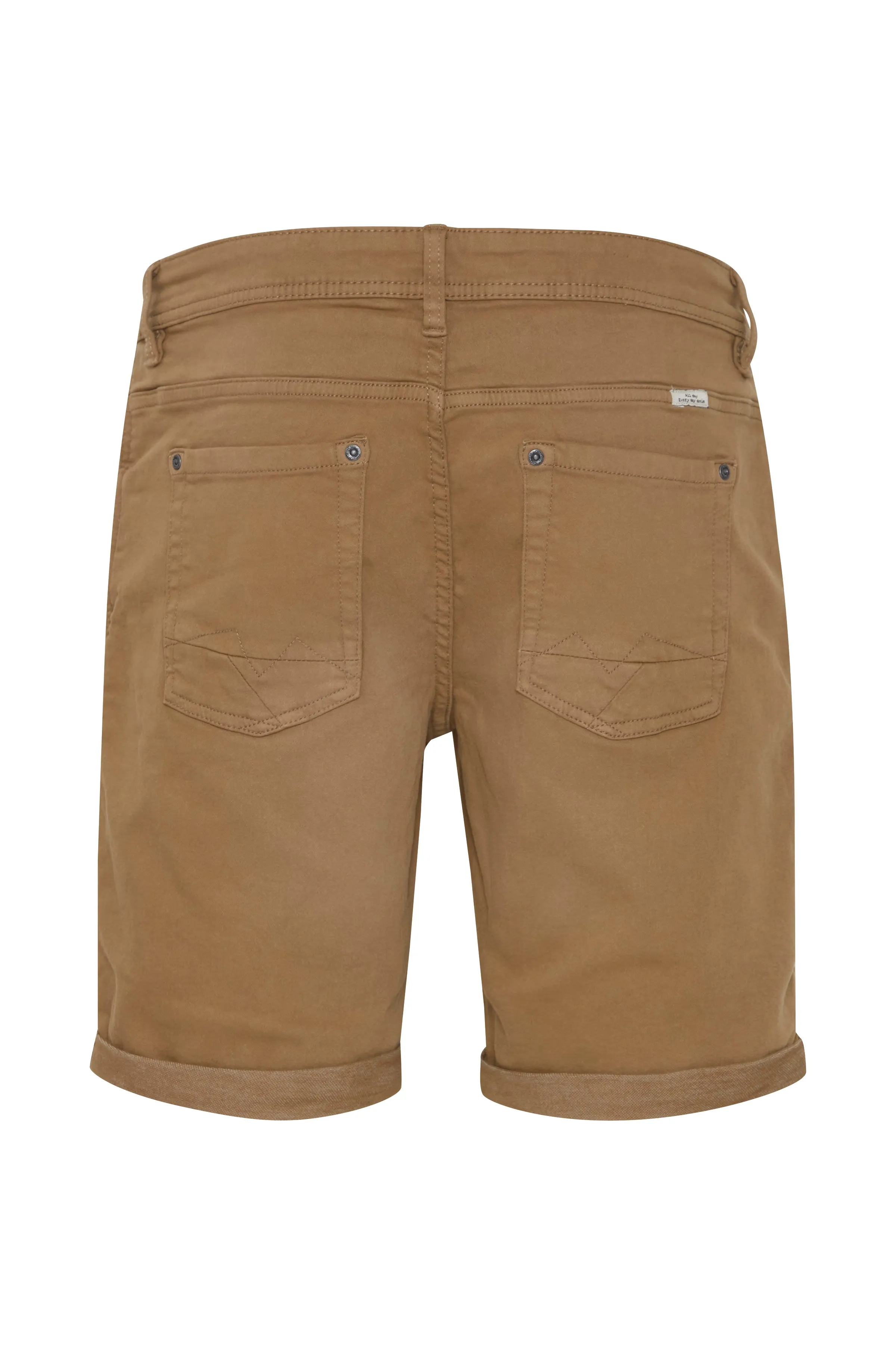 Blend Tan Stretch Denim Shorts