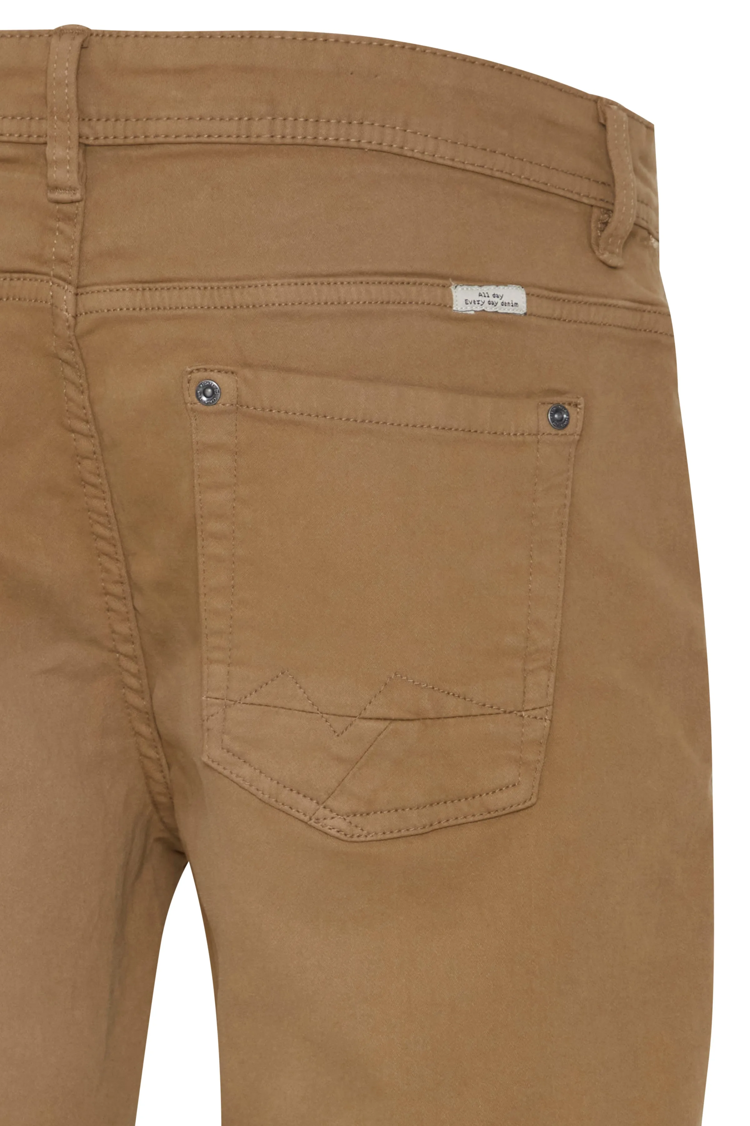 Blend Tan Stretch Denim Shorts