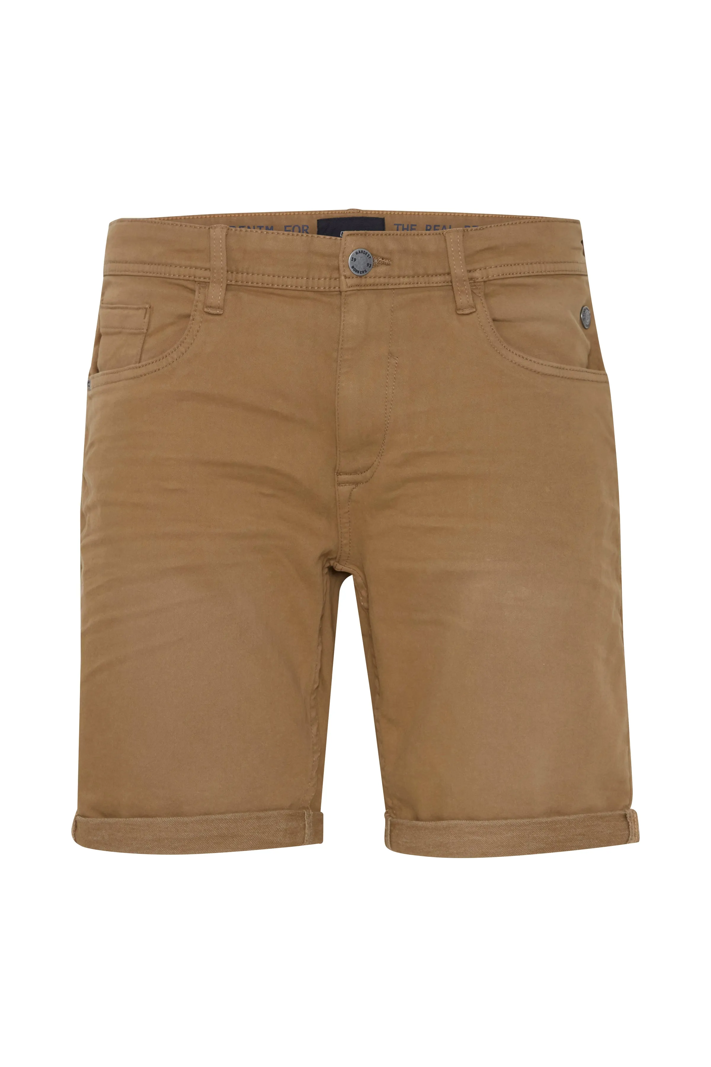 Blend Tan Stretch Denim Shorts