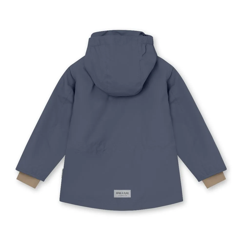 Blue Printed Logo Jacket