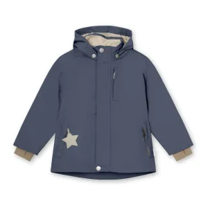 Blue Printed Logo Jacket