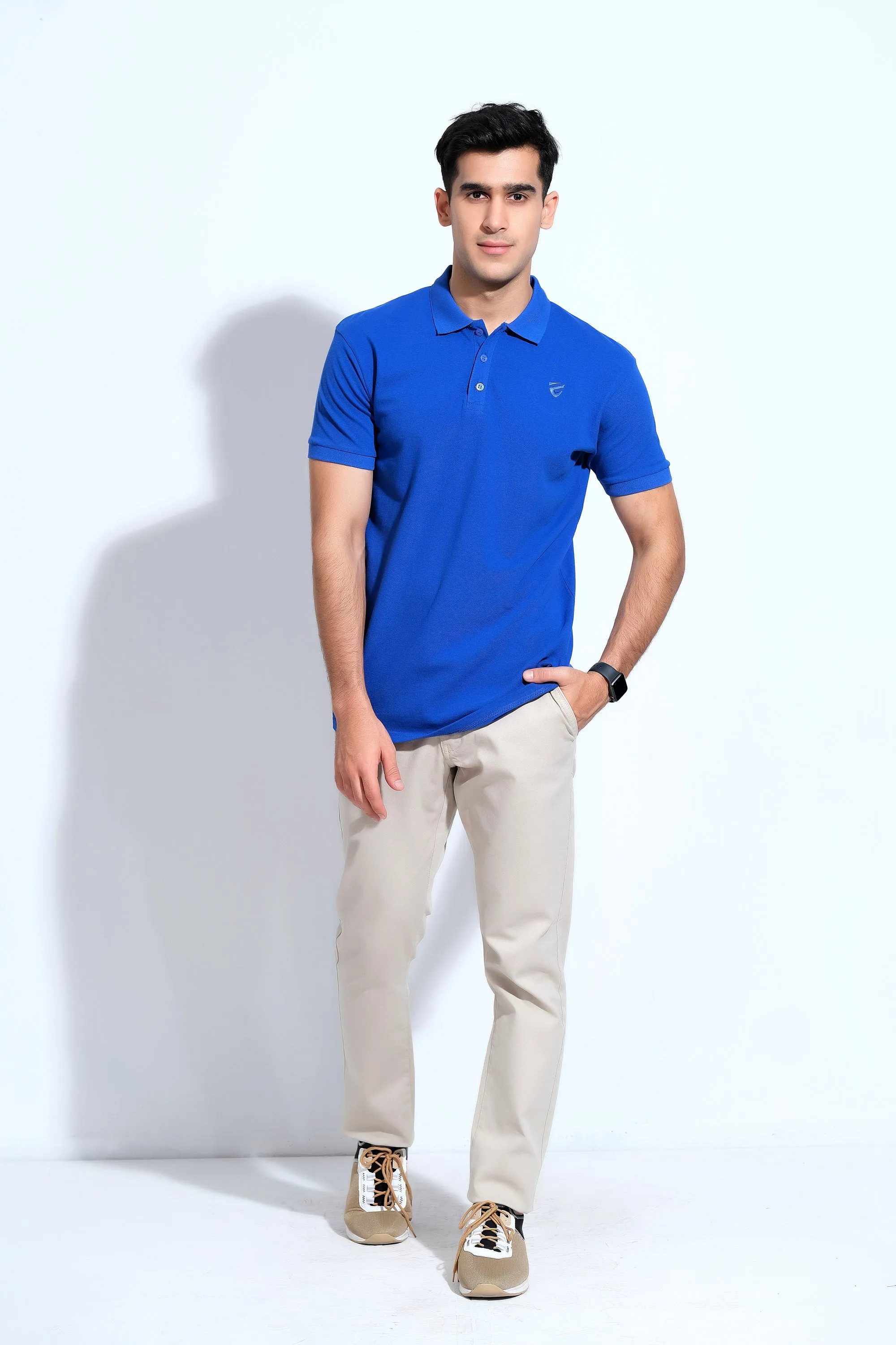 Blue T Shirt Collar HS