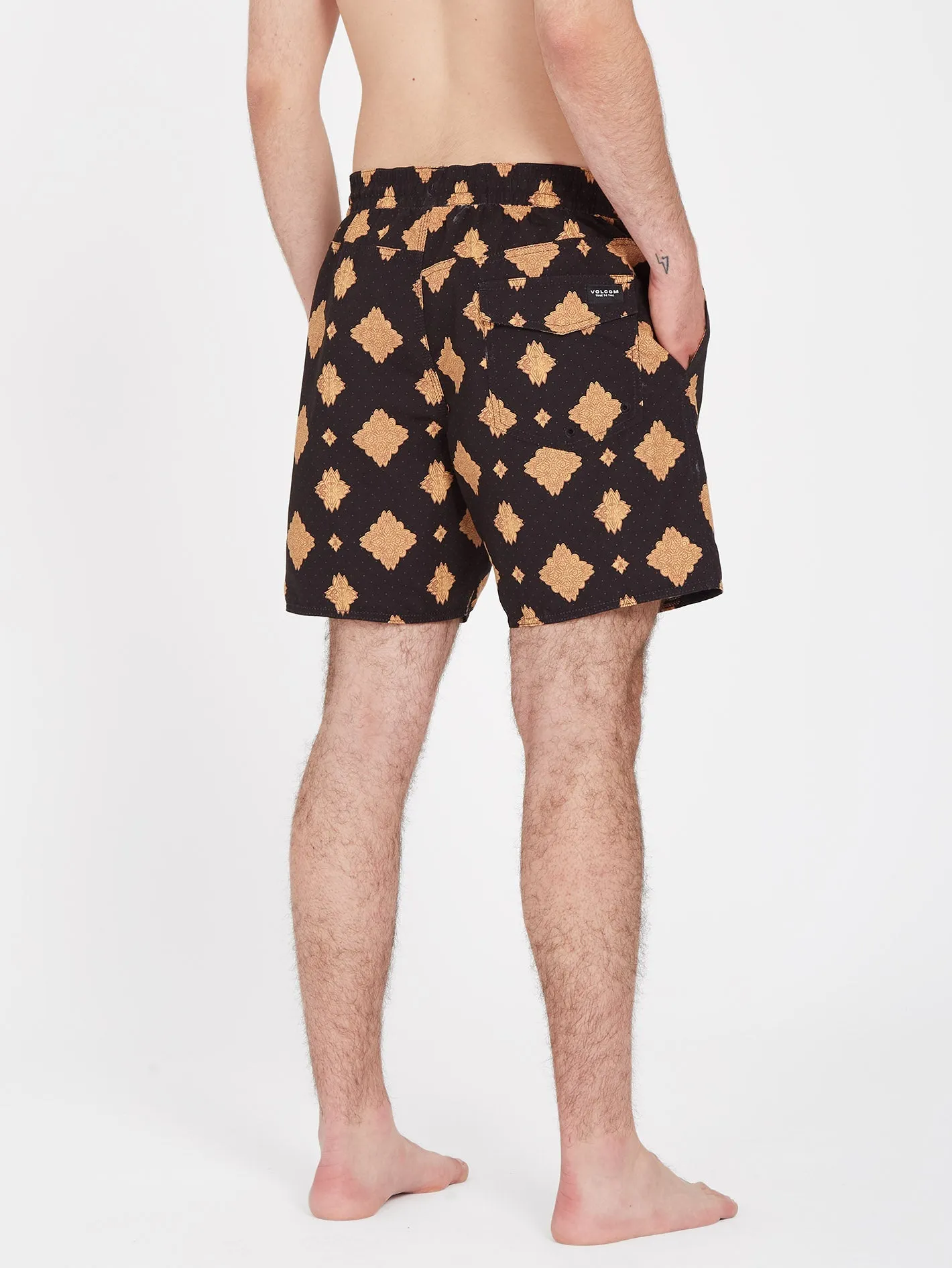 Boardshort Polly Pack 17" - NEW BLACK