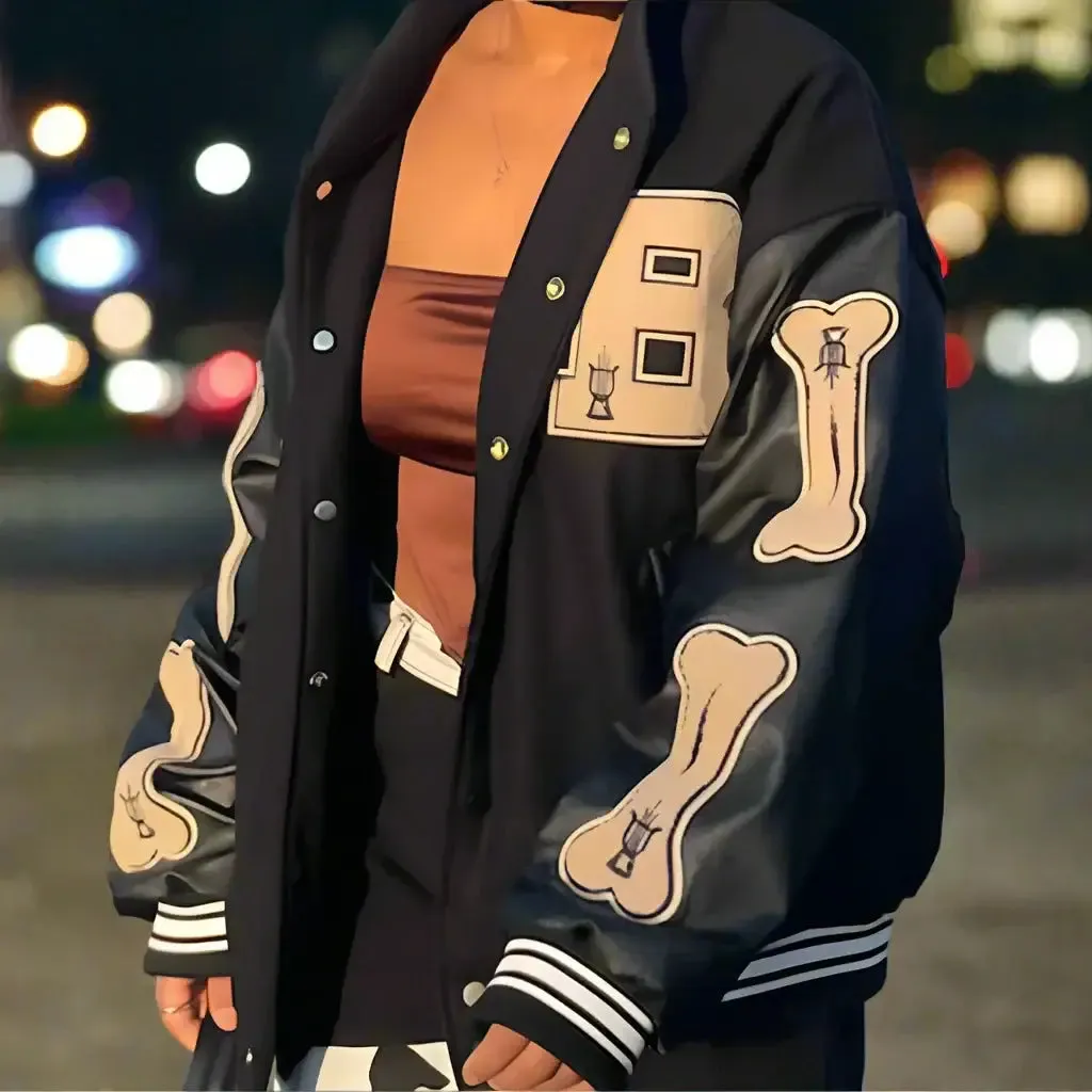 Bone varsity Jacket