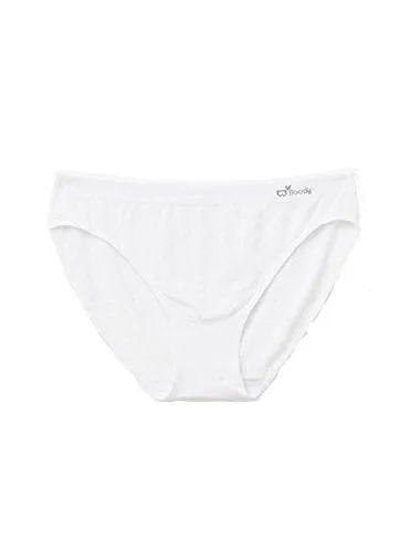 Boody Body EcoWear Women's Hipster Bikini Briefs - Bamboo Viscose -  White - X-Small