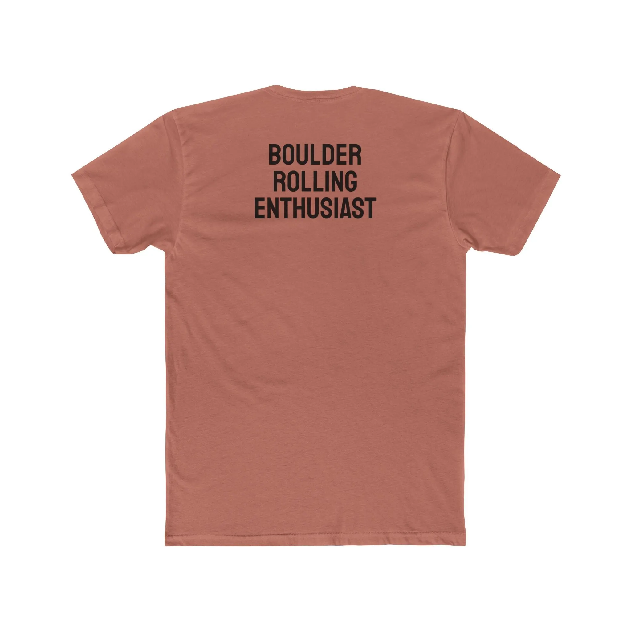 Boulder Rolling Enthusiast - Unisex Cotton Crew Tee