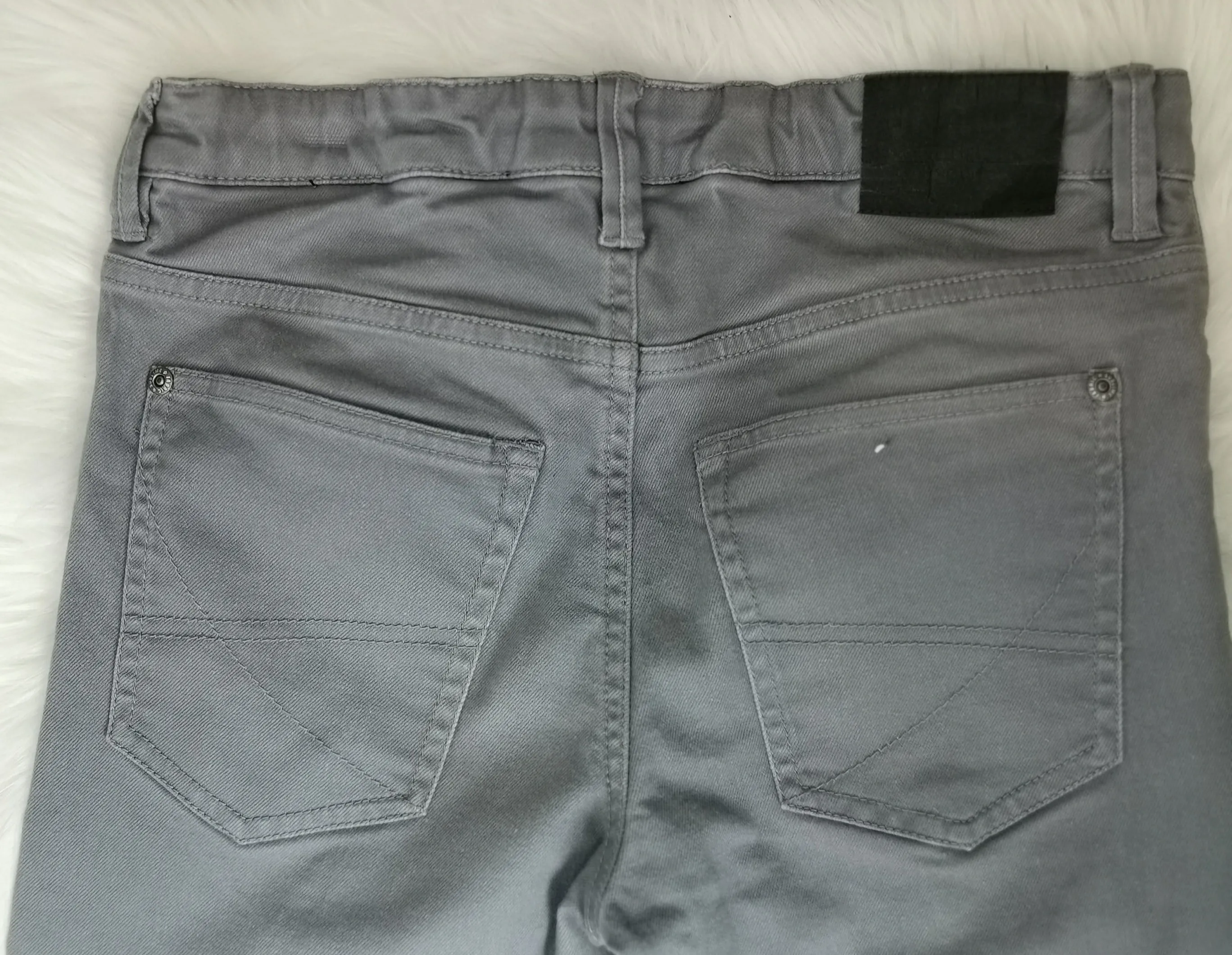 BOY SIZE 11/12 YEARS - H&M, Denim Jean Shorts EUC B44