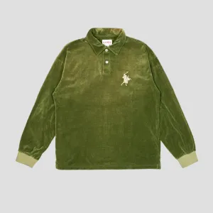 BREACHED VELOUR POLO SHIRTS