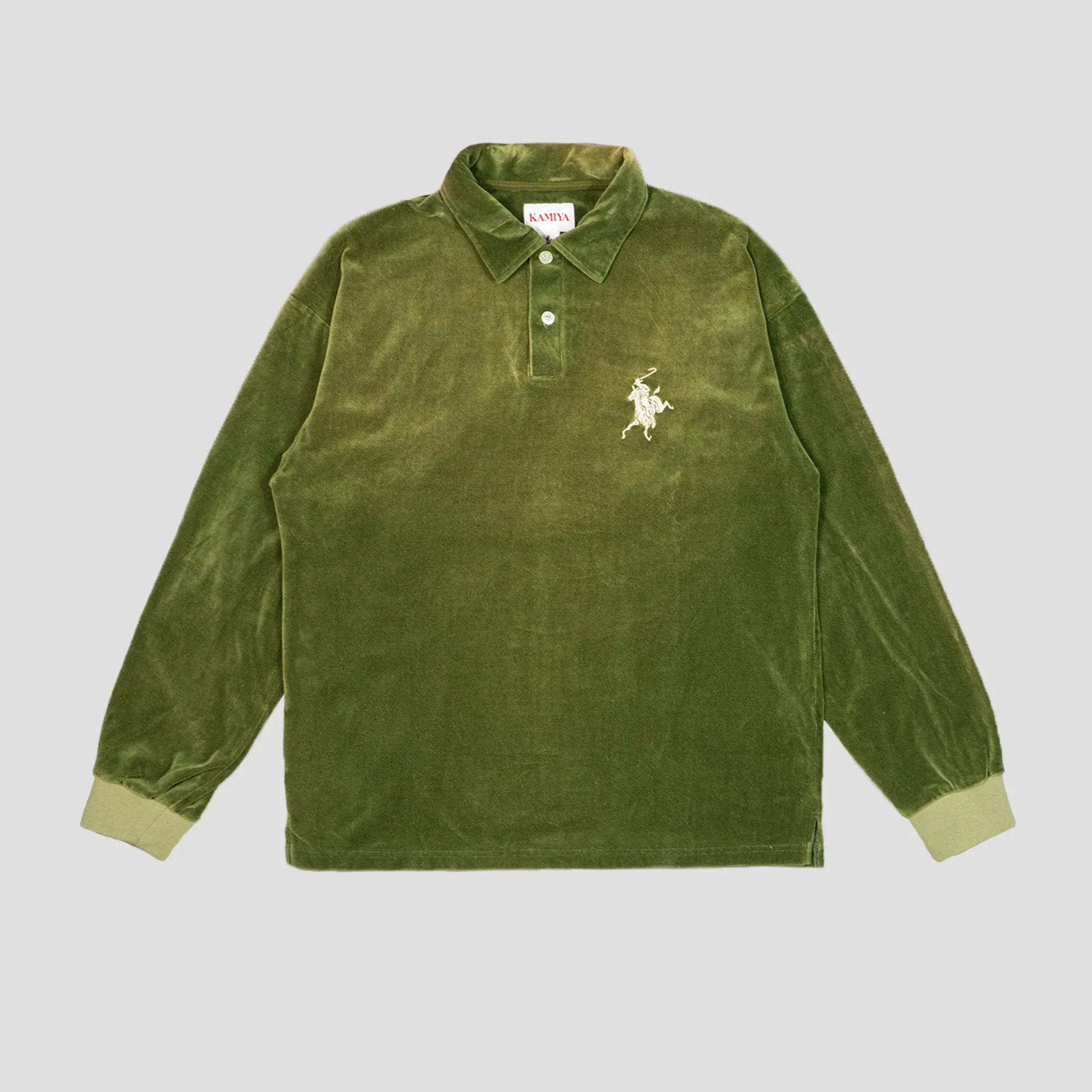 BREACHED VELOUR POLO SHIRTS