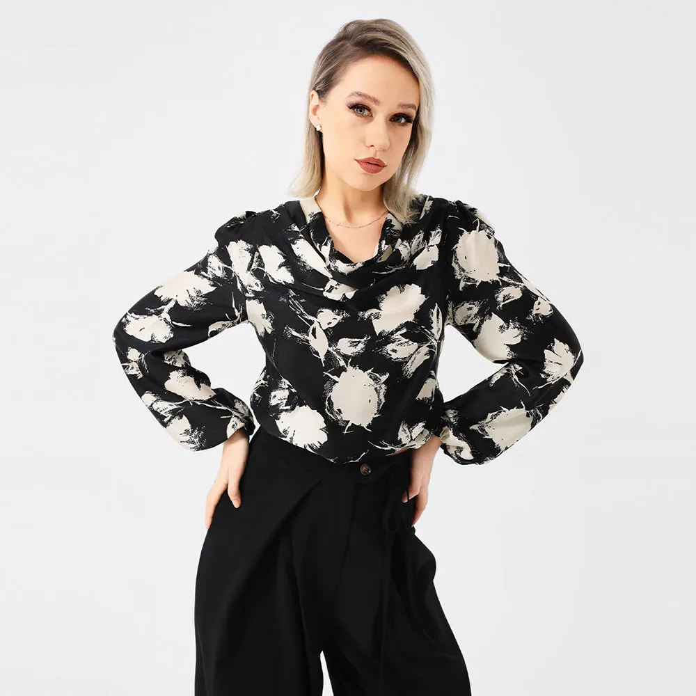Briavelly® | Elegant Women'S Print Blouse