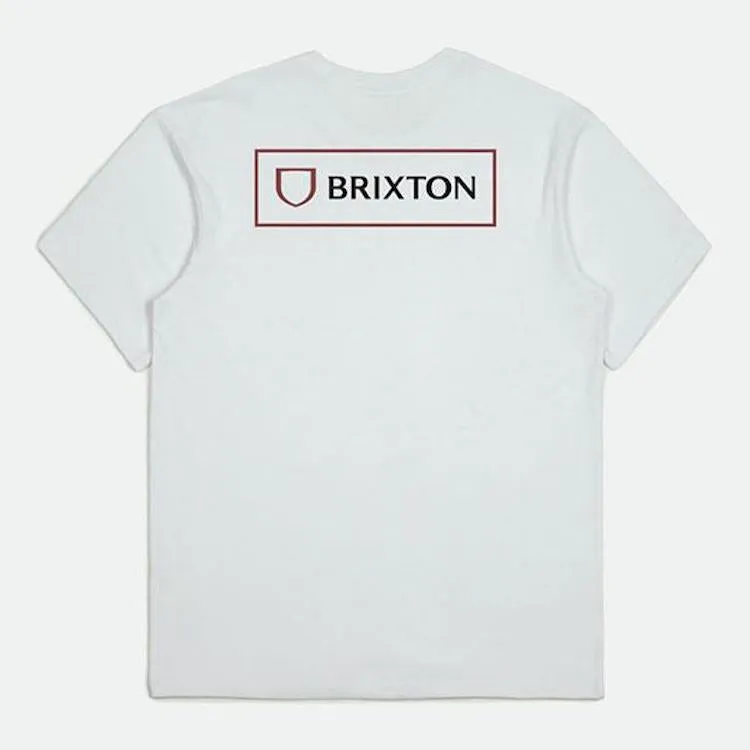 Brixton Alpha Block Tailored S/S Standard T-Shirt white