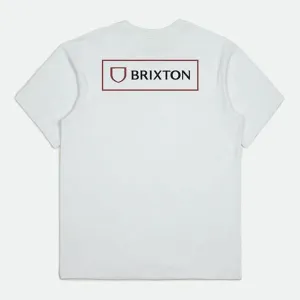 Brixton Alpha Block Tailored S/S Standard T-Shirt white