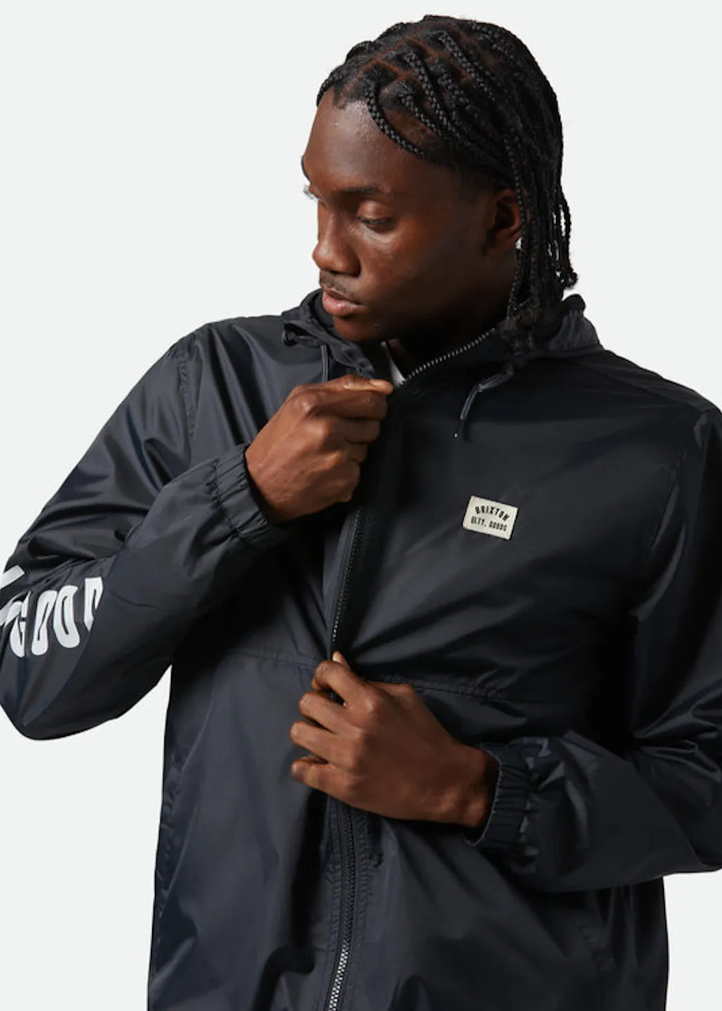 BRIXTON Claxton Woodburn Lightweight Jacket - Black