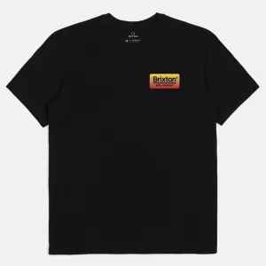 Brixton Palmer Tailored S/S Standard T-Shirt Black