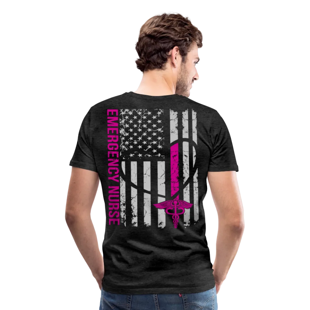 Brooke Emergency Nurse Flag Men's Premium T-Shirt