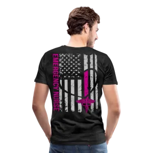 Brooke Emergency Nurse Flag Men's Premium T-Shirt