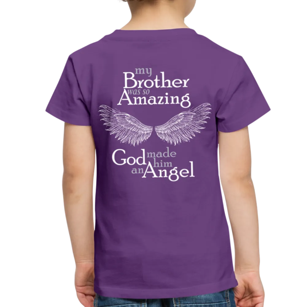 Brother Amazing Angel Sister of An Angel Toddler Premium T-Shirt