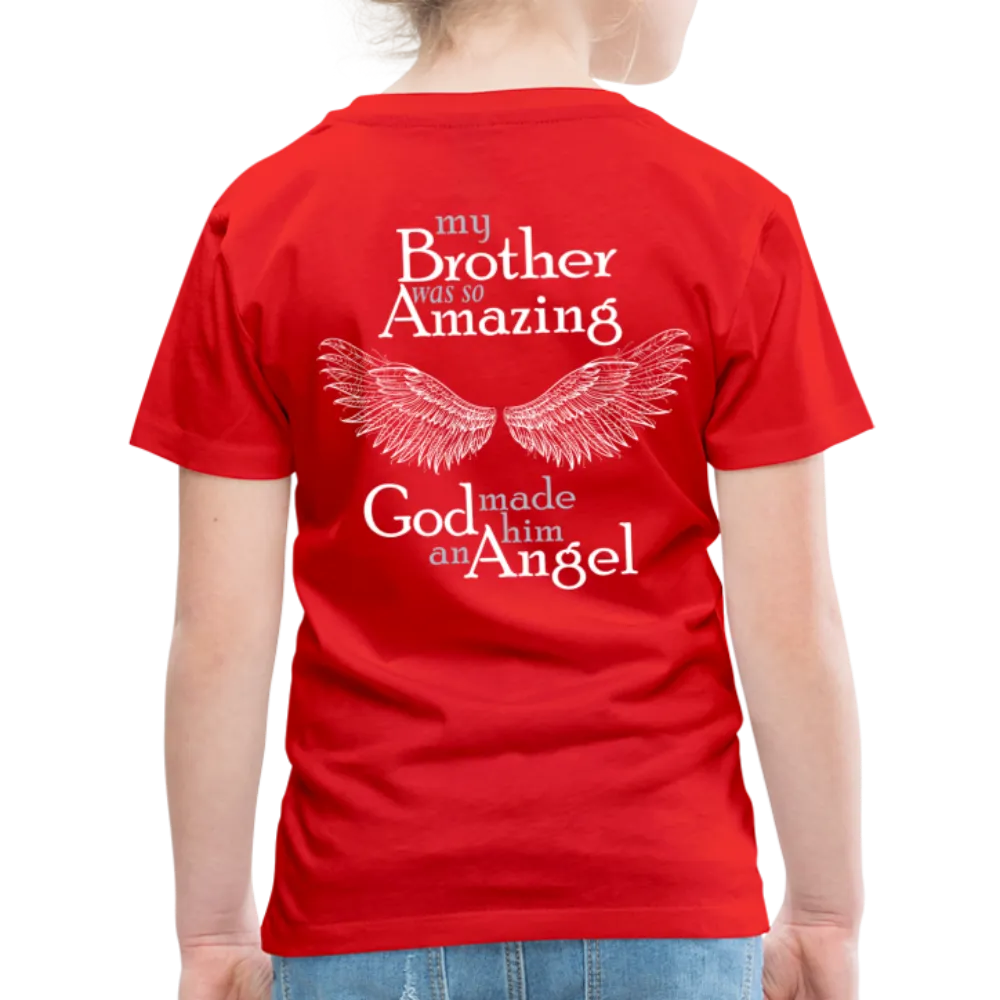 Brother Amazing Angel Sister of An Angel Toddler Premium T-Shirt