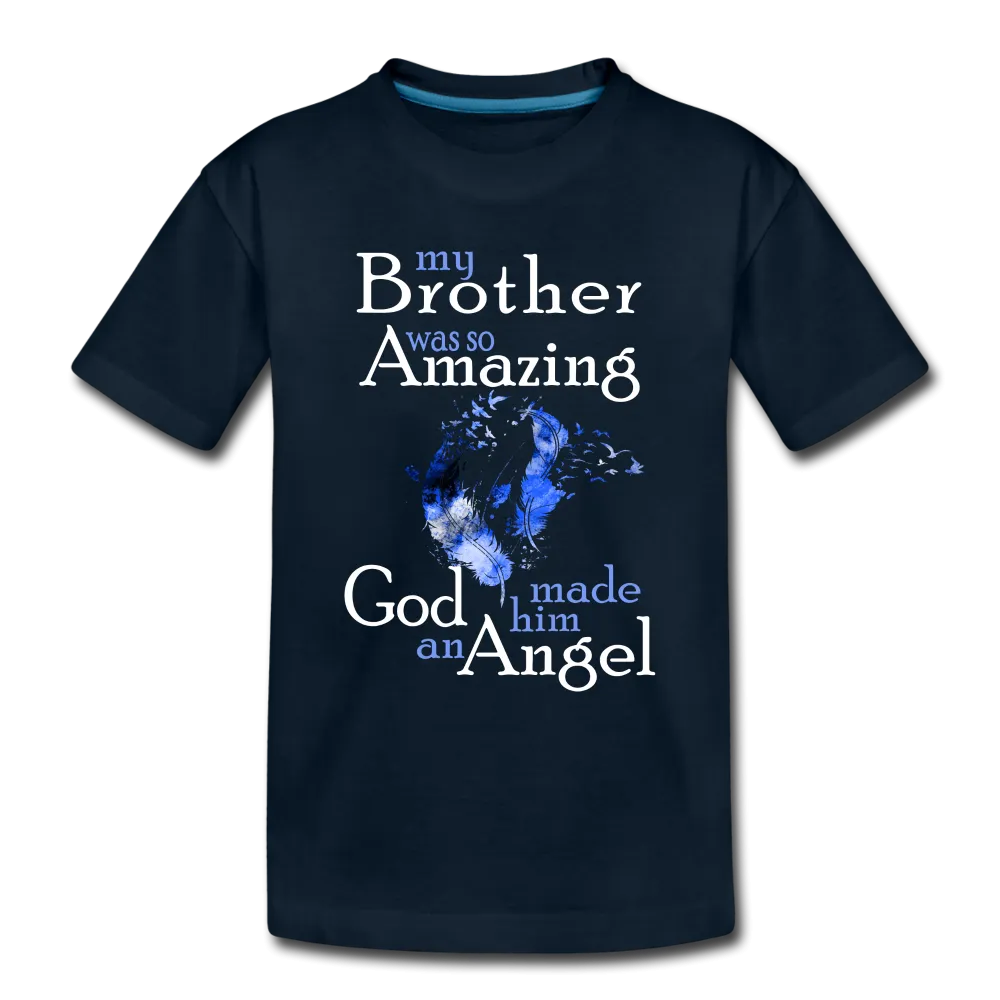 Brother Amazing Angel Toddler Premium T-Shirt Feathers