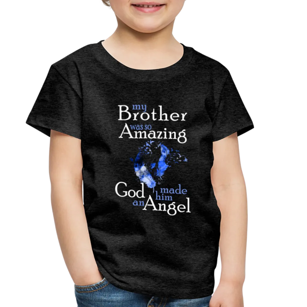 Brother Amazing Angel Toddler Premium T-Shirt Feathers