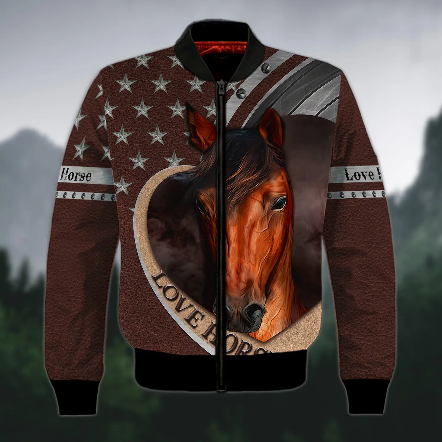 Brown Horse 3D Shirts Design, Love Horse