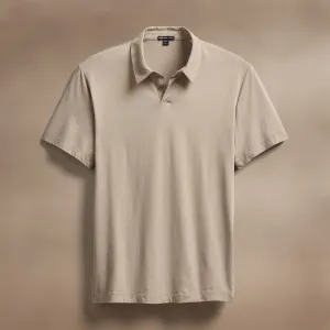 Brushed Lotus Polo - Overcast