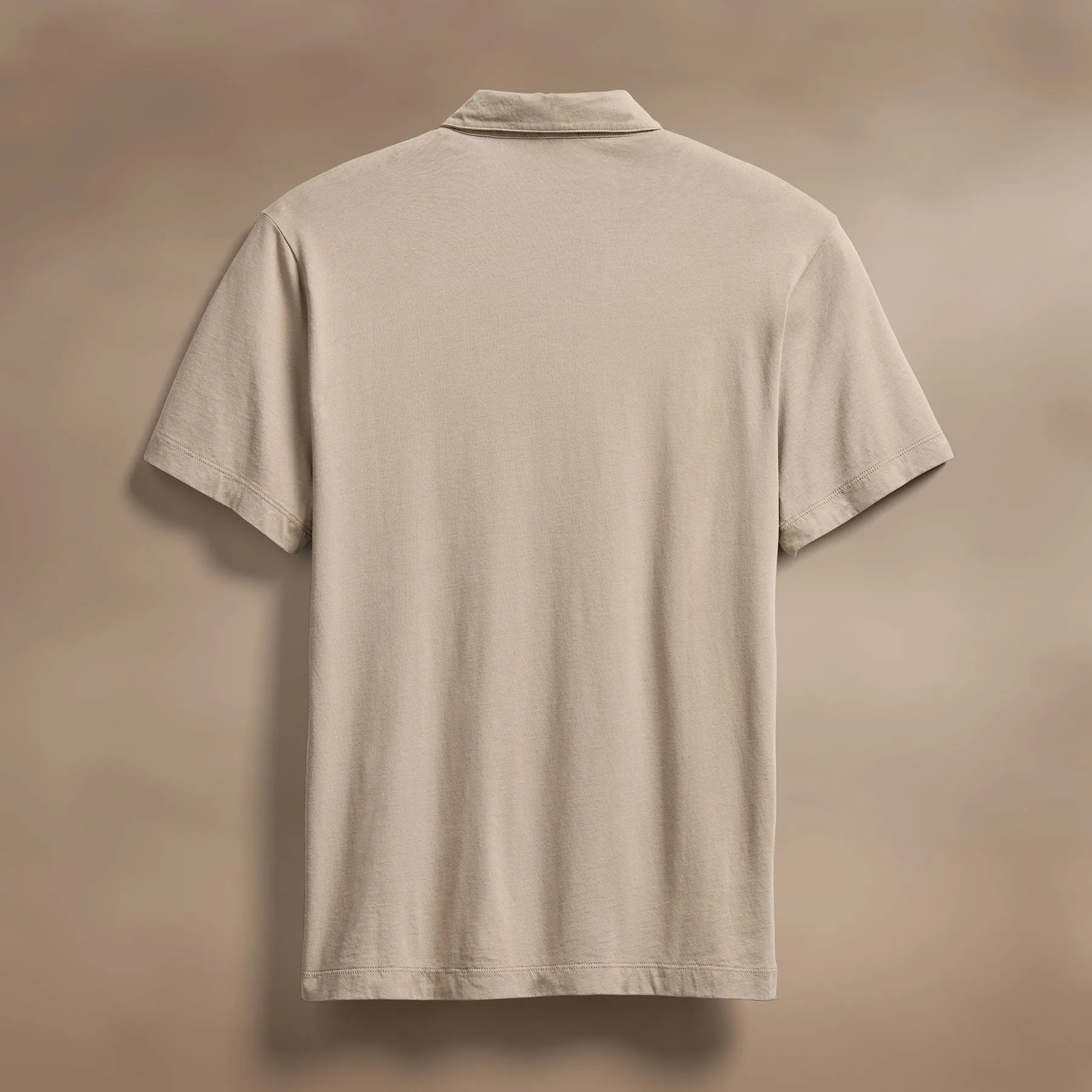 Brushed Lotus Polo - Overcast