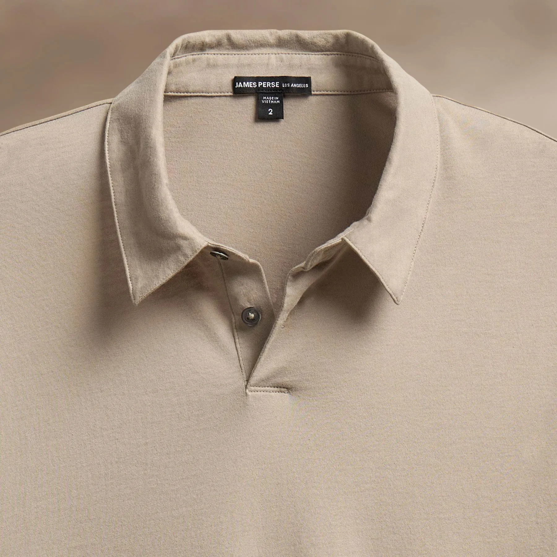 Brushed Lotus Polo - Overcast