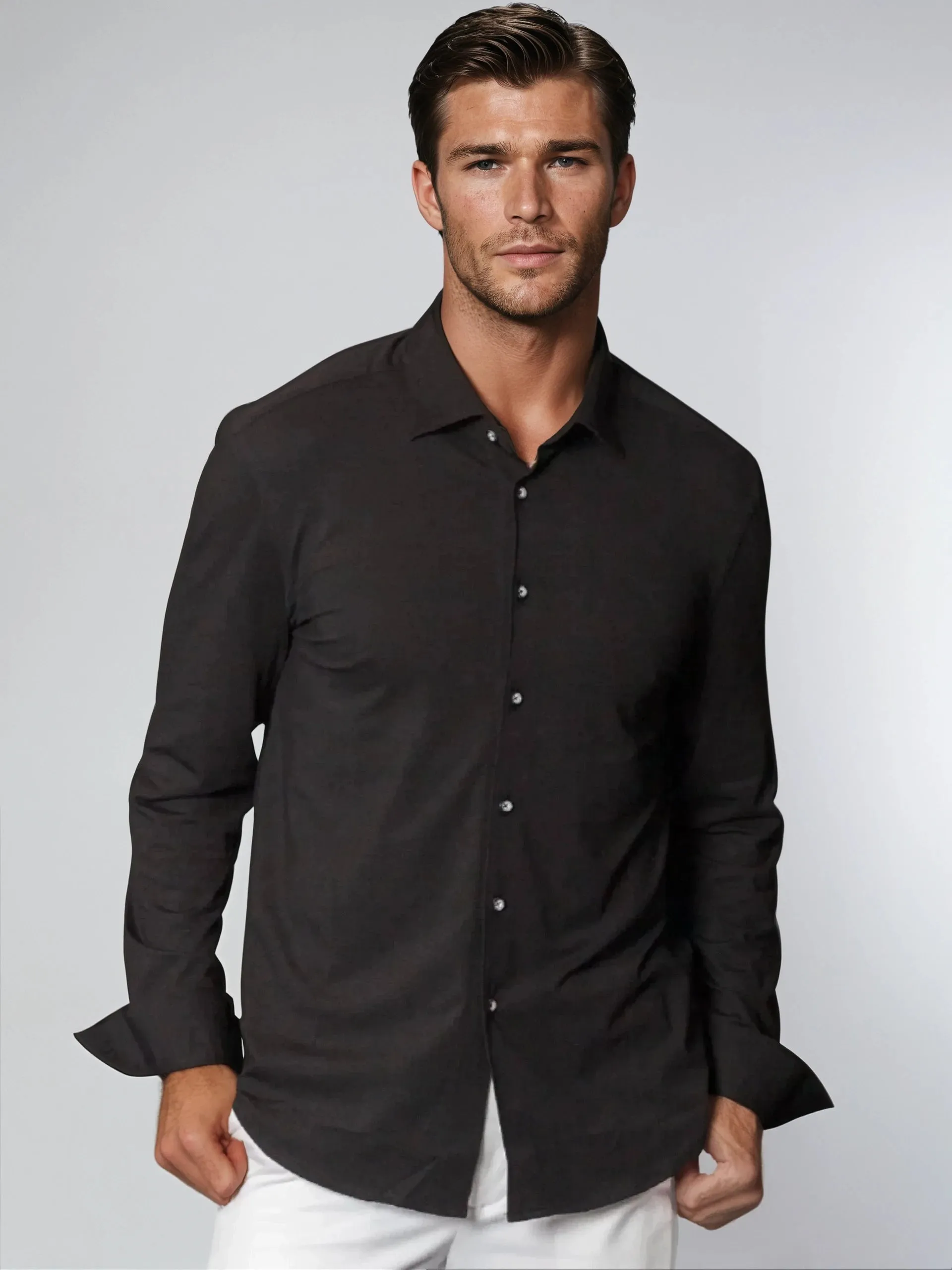 Buki   CINQO 'Single Shot' Long Sleeve Shirt Black