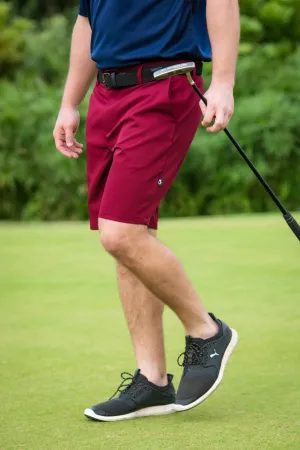 CA Flow Golf Shorts | Maroon
