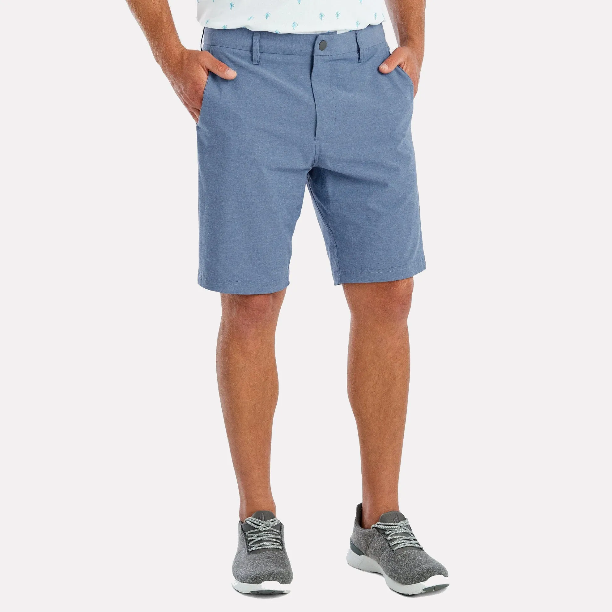 Calcutta Prep-Formance Stretch woven Short 9" ins. / Laguna Blue