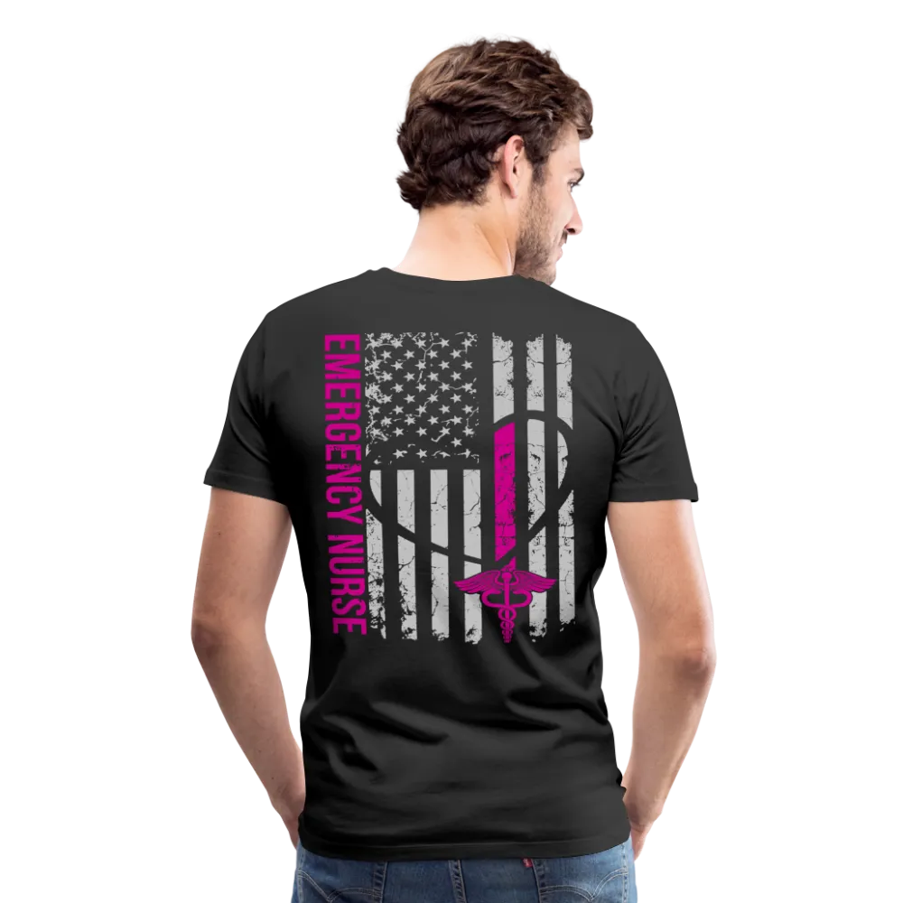 Chris Emergency Nurse Flag Men's Premium T-Shirt