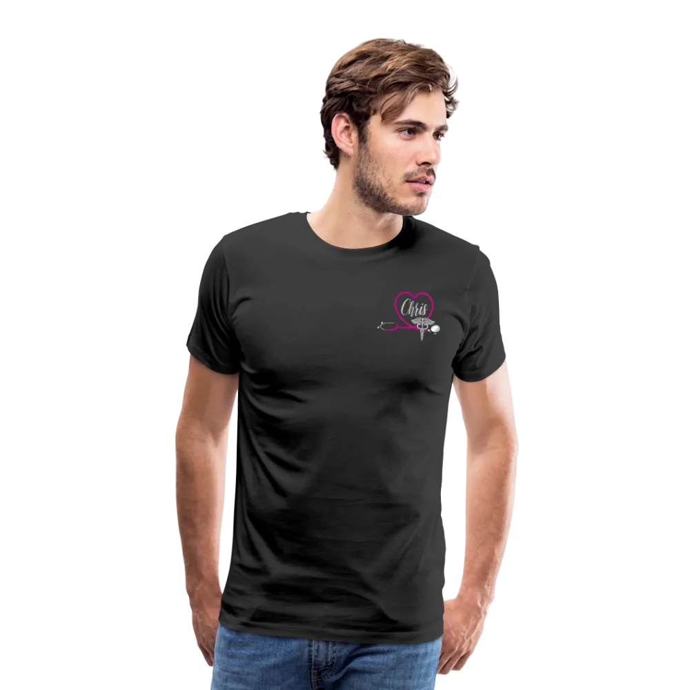 Chris Emergency Nurse Flag Men's Premium T-Shirt