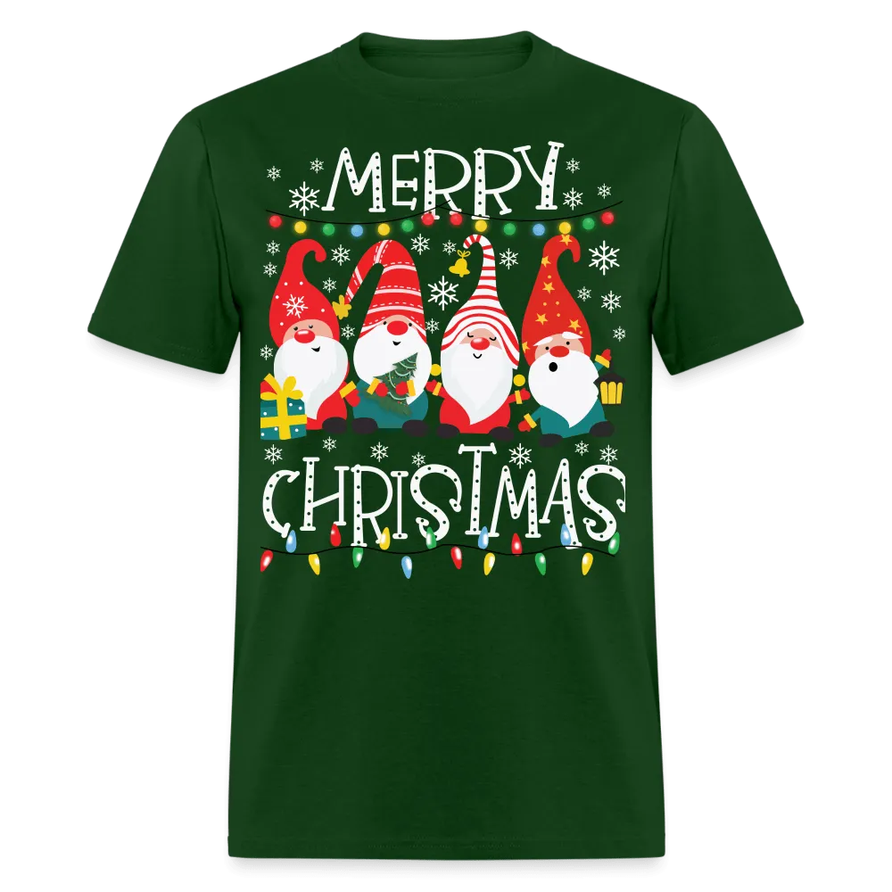 Christmas - Merry Christmas Gnome - Family Shirts Men, Woman Christmas T Shirts