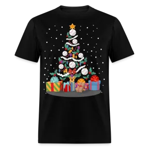 Christmas - Tennis Christmas Tree - Family Shirts Men, Woman Christmas T Shirts