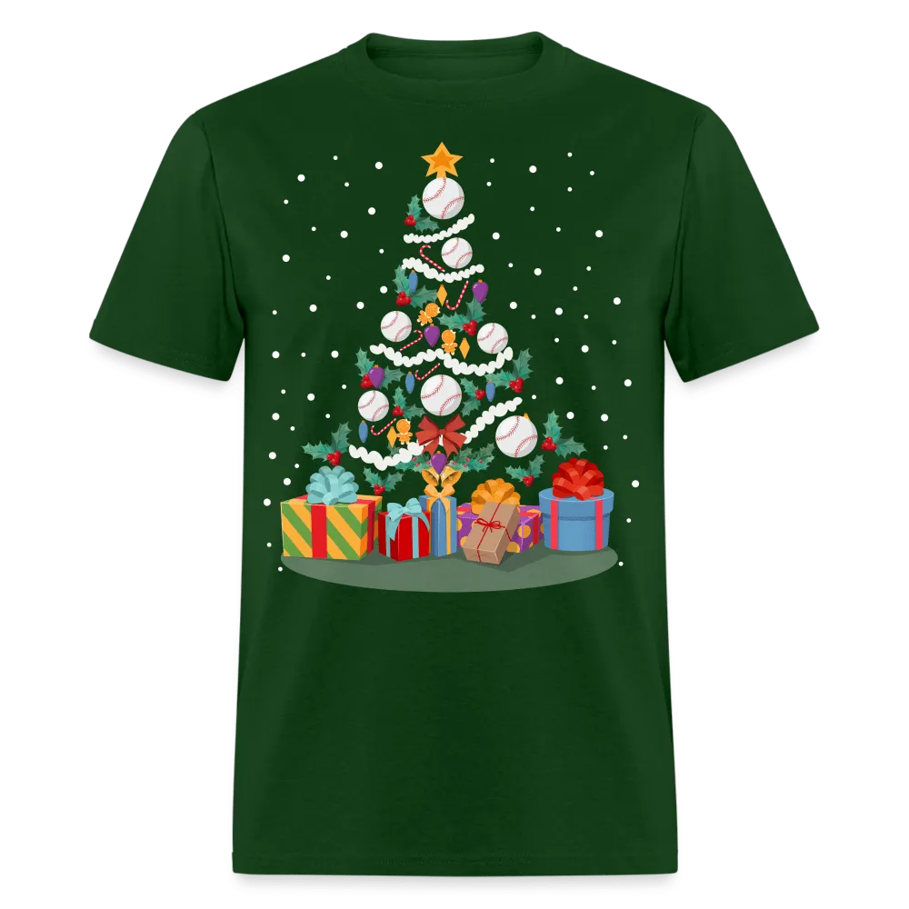 Christmas - Tennis Christmas Tree - Family Shirts Men, Woman Christmas T Shirts