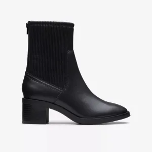 Clarks Women's Lileigh Holly Black Leather 26179638