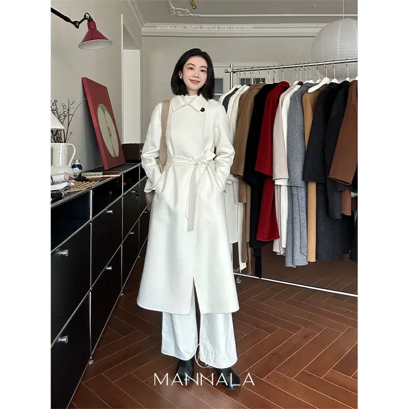 Classic Hand-Sewn Wool Coat