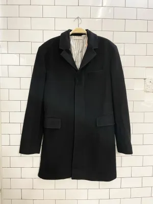 club monaco classic wool top coat
