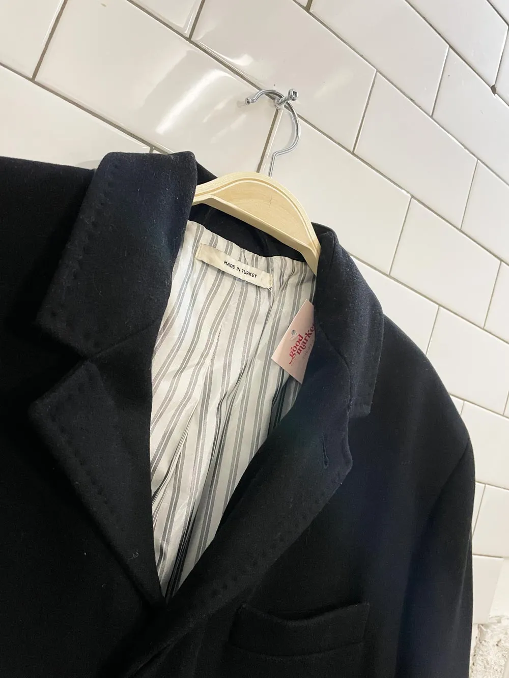 club monaco classic wool top coat