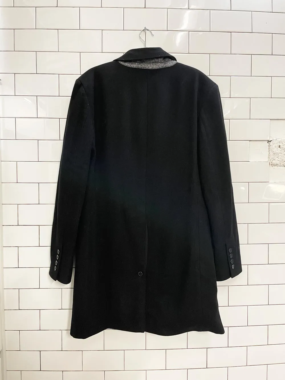 club monaco classic wool top coat
