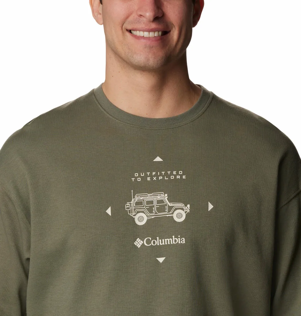 Columbia Men Green Columbia Men Duxbery Relaxed Long Sleeve T-Shirt